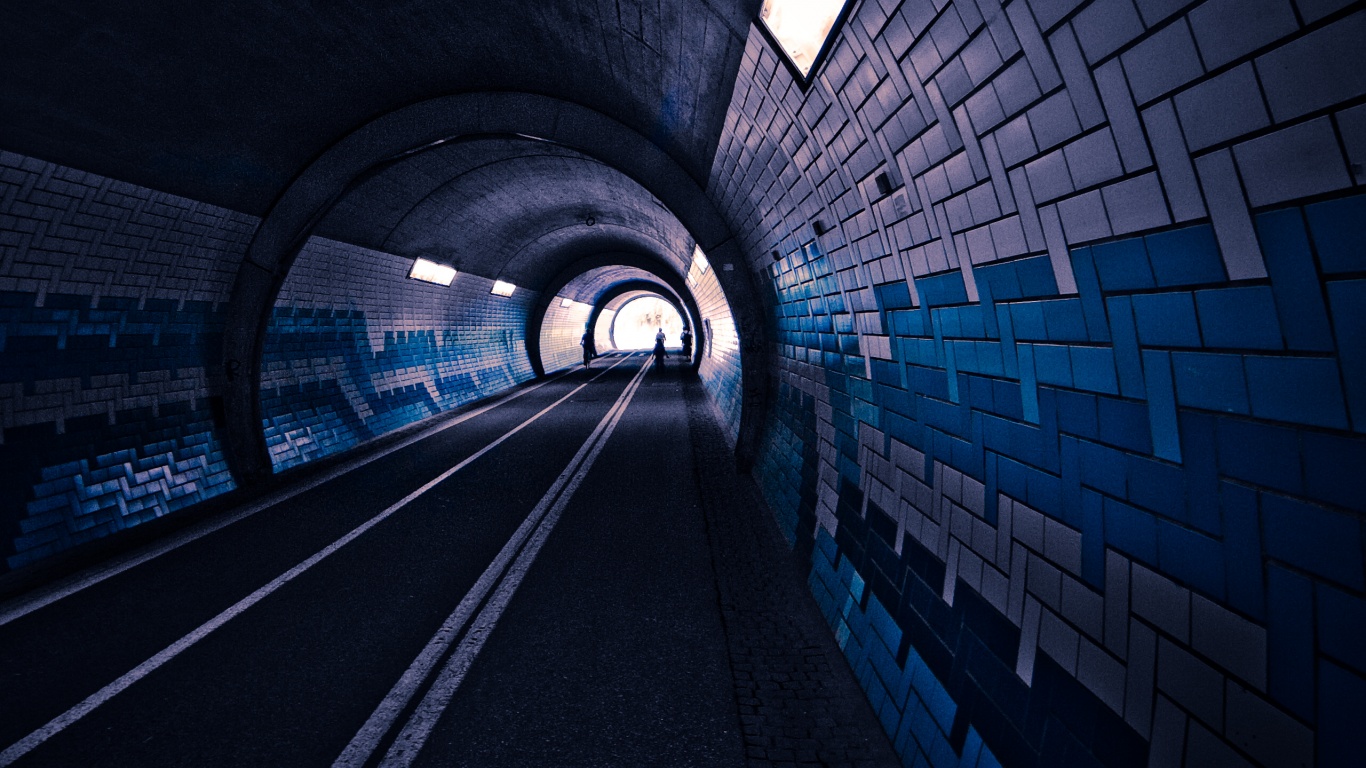 Пешеходный тоннель обои