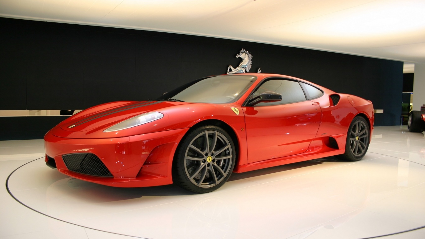 Ferrari F430 Scuderia на выставке обои