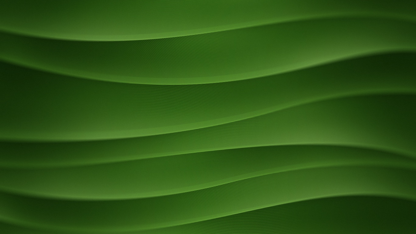 Зелёные горизонтальные волны обои