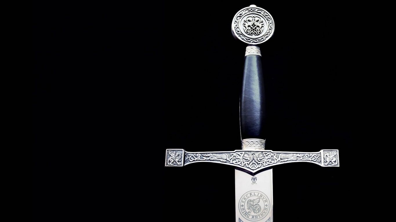 Гарда и эфес средневекового меча обои