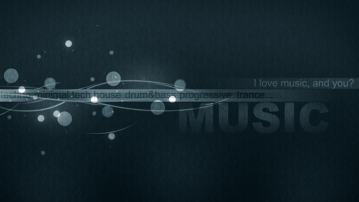 Я люблю музыку, а ты? обои