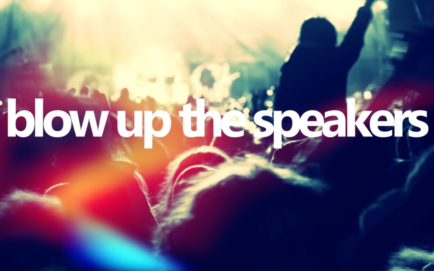 Blow up the speakers обои