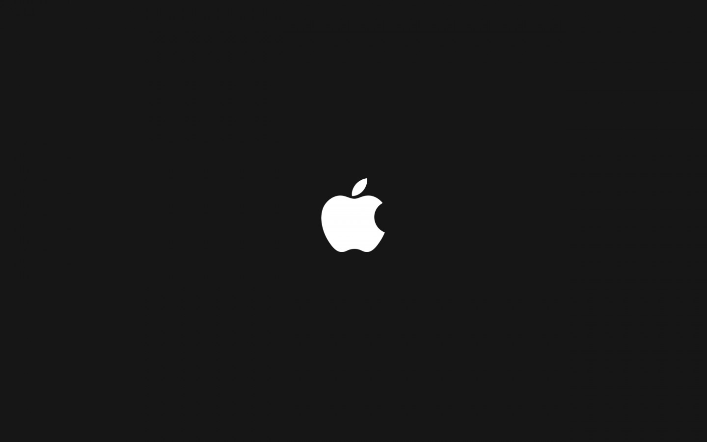 Логотип Apple на черном фоне обои