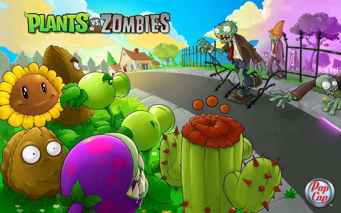 Plants vs zombies обои