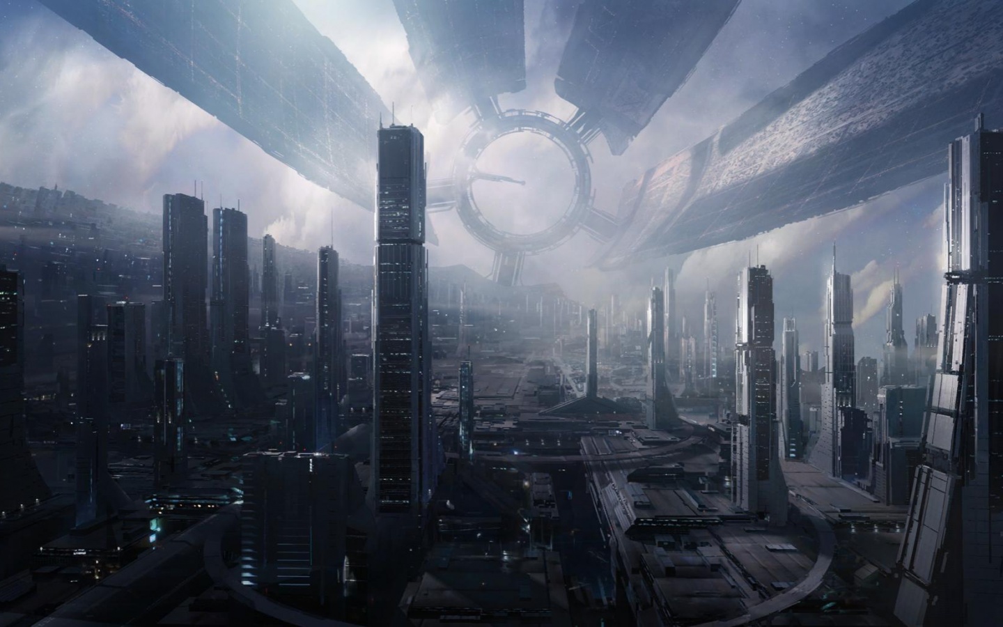 Цитадель из Mass Effect обои