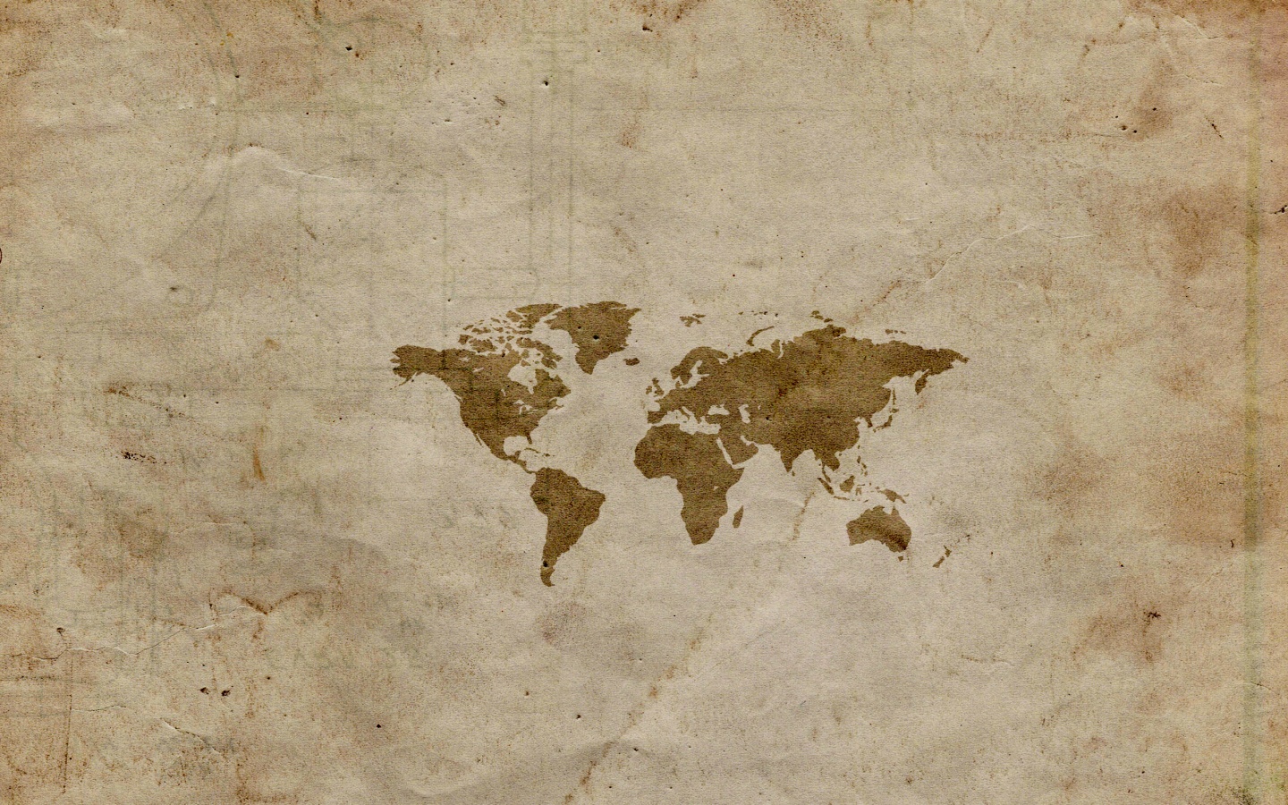 Карта мира на старой бумаге обои