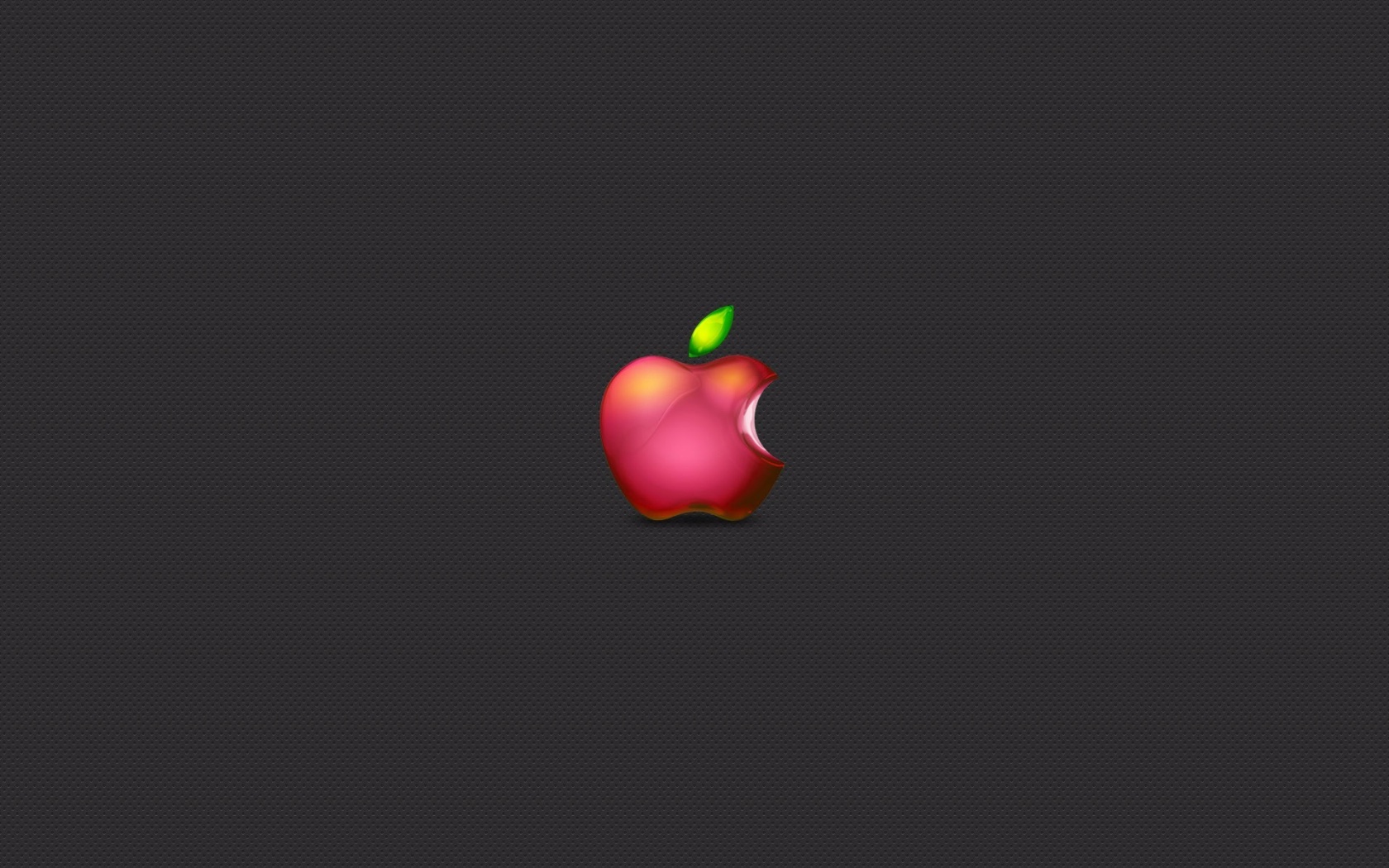 Реалистичный логотип Apple обои