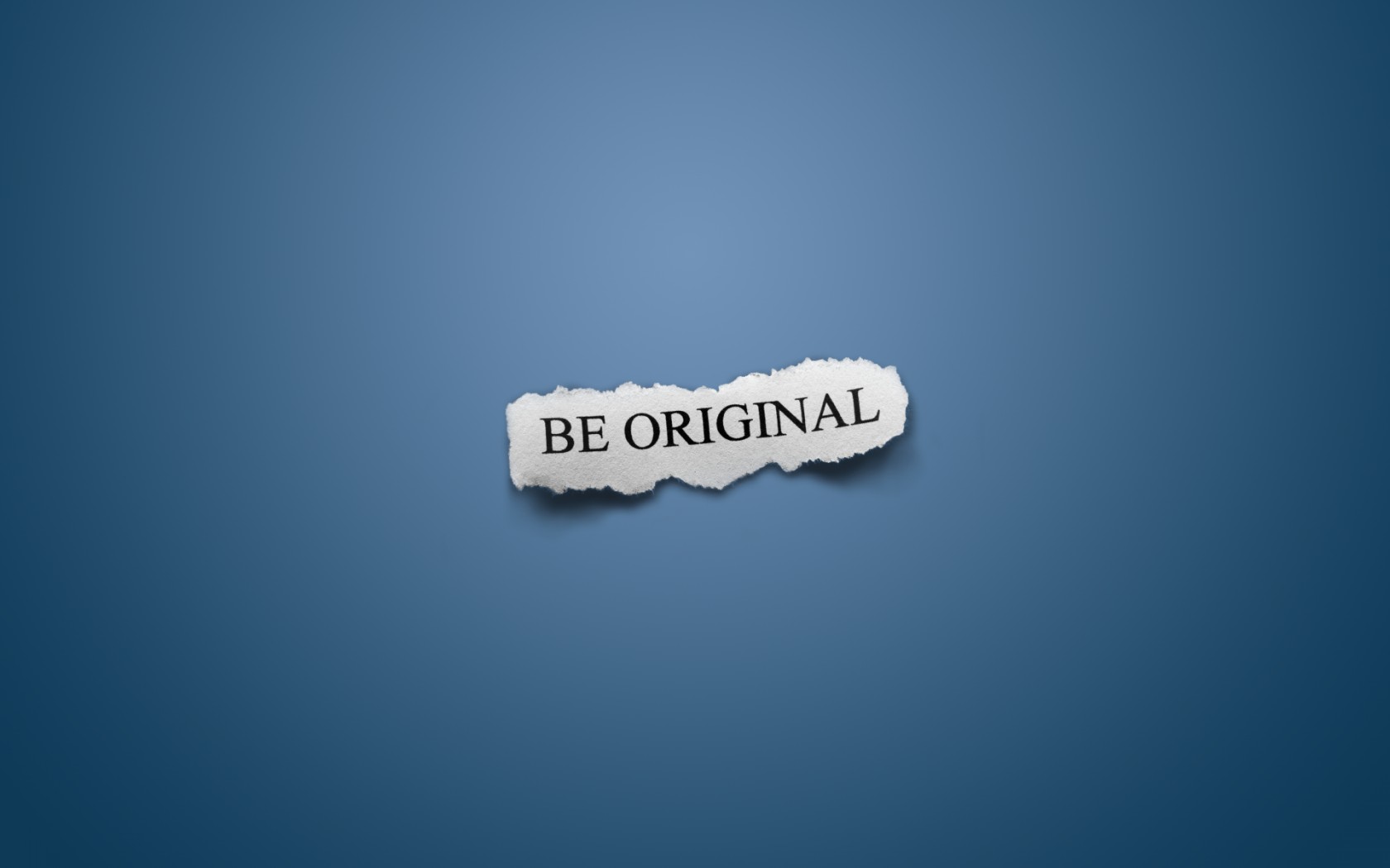Будь оригинален обои