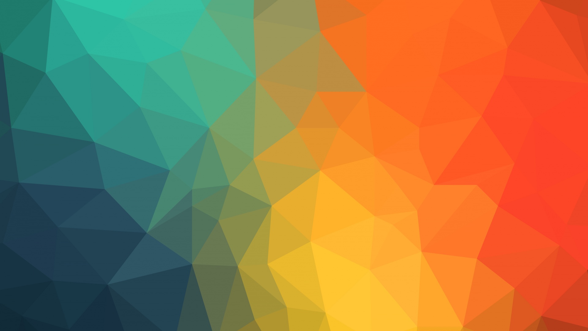 Фон с разноцветными треугольниками обои