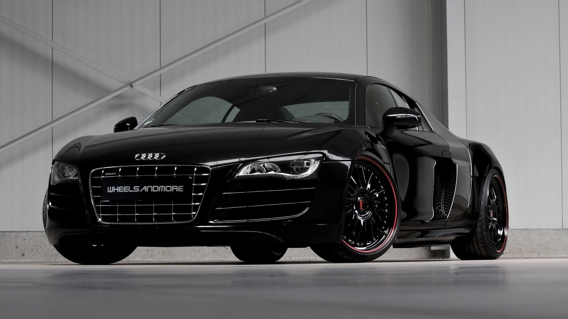 Audi черного цвета обои