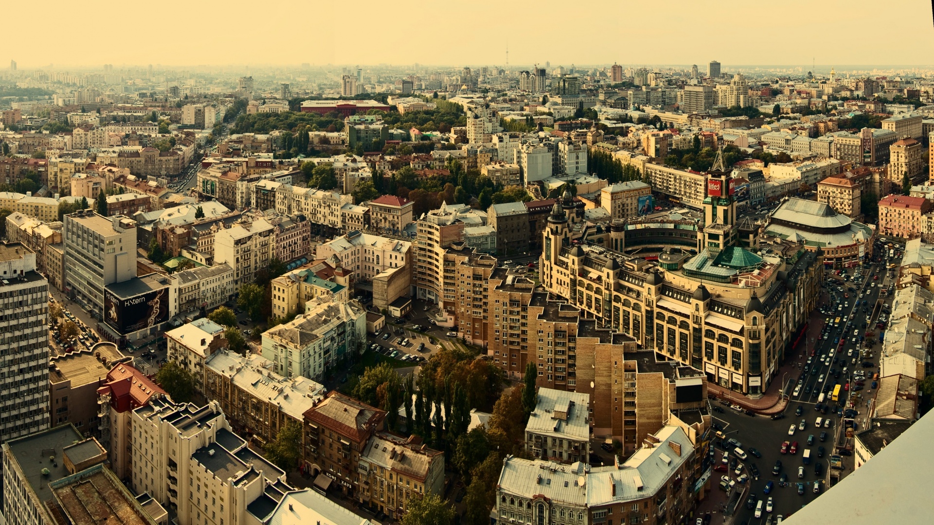 Киевская панорама обои