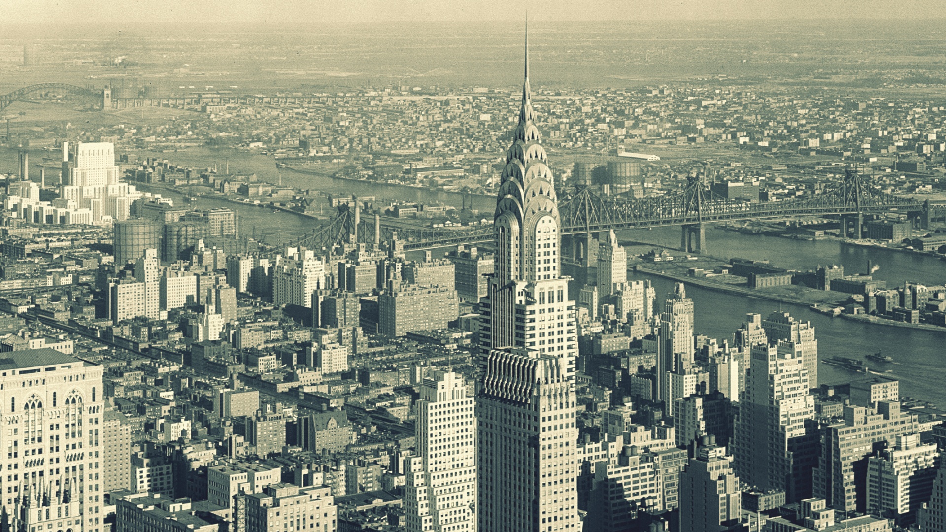 Панорама Нью-Йорка обои