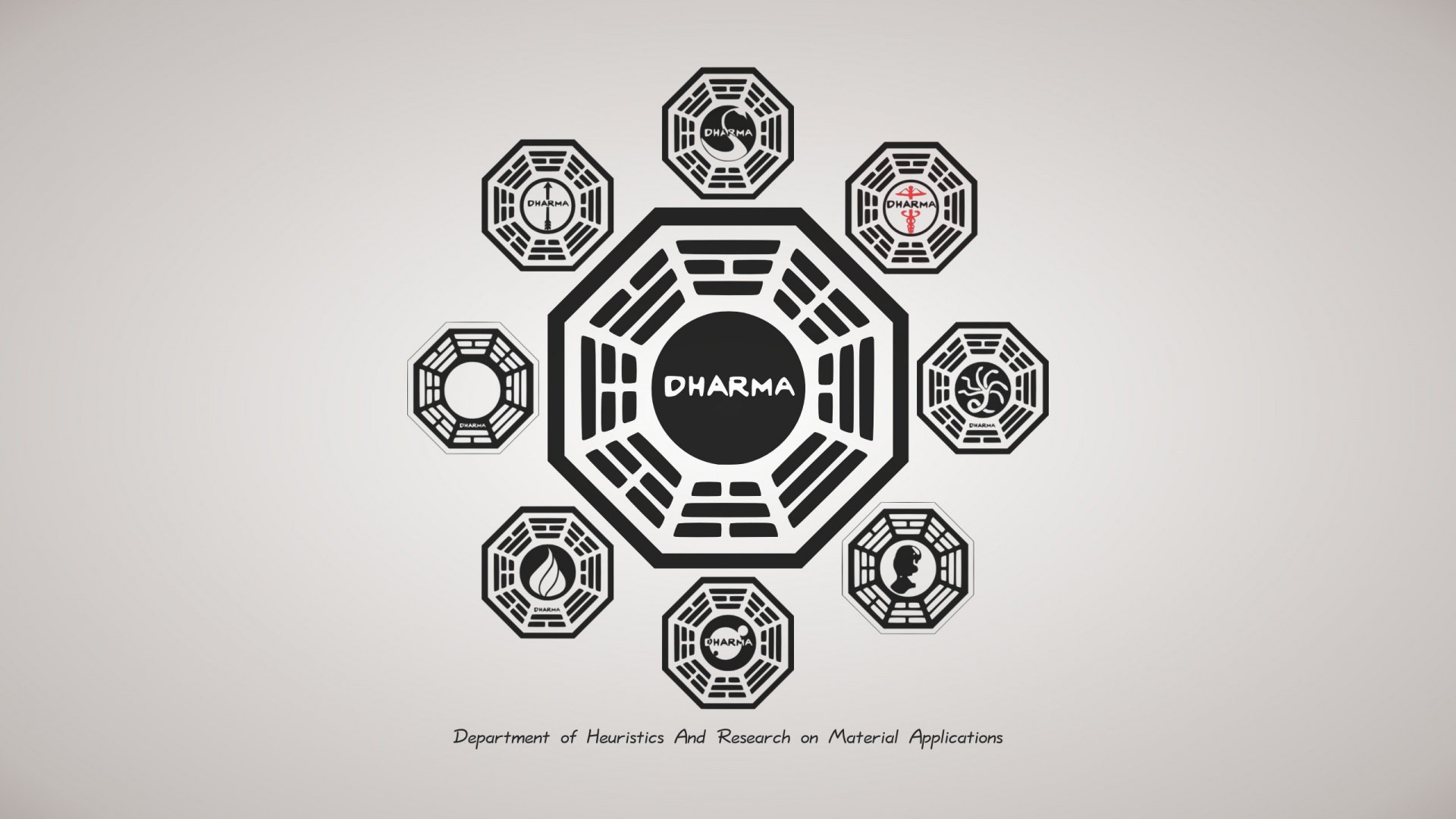 Логотипы станций Дхарма обои