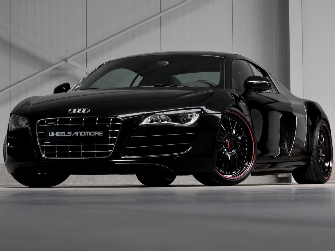 Audi черного цвета обои