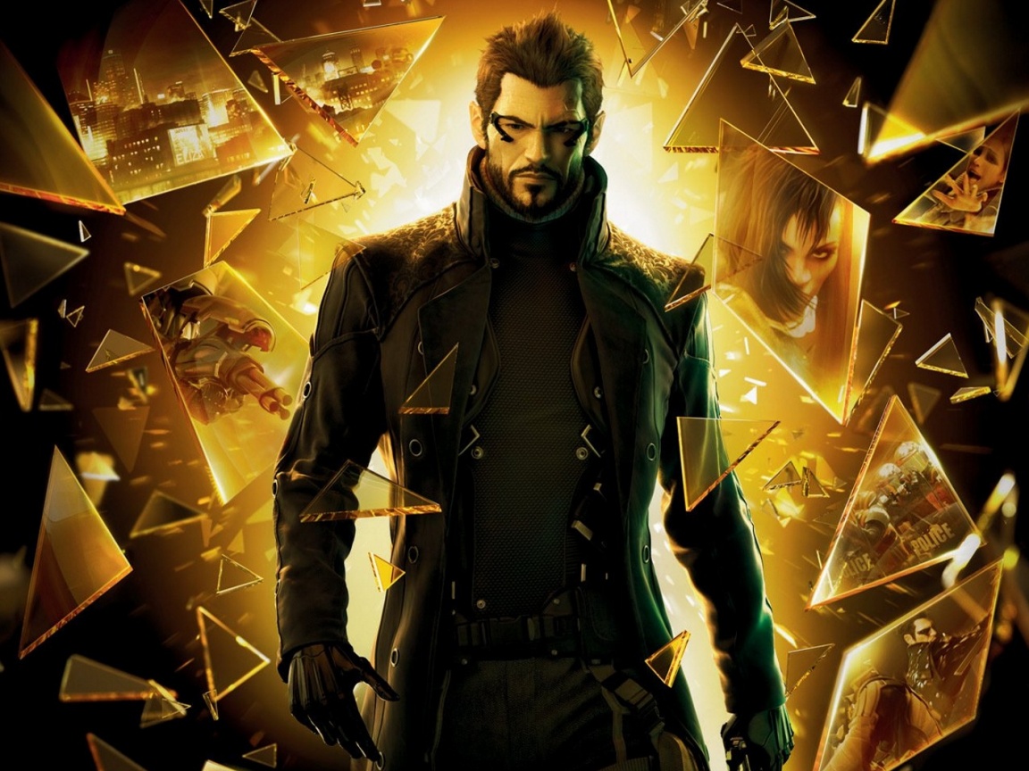 Адам Дженсен из Deus Ex : Human Revolution обои