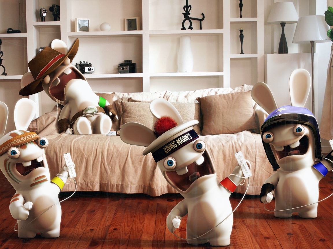 Raving Rabbids wii обои