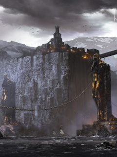 Концепт арт из Dragon Age 2 обои