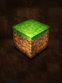 Травяной куб обои