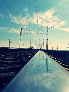Фото вдоль железной дороги обои
