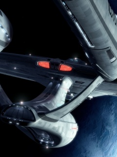 Космический корабль Enterprise из Star Trek обои