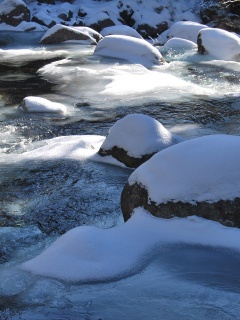 Замёрзжая речка обои