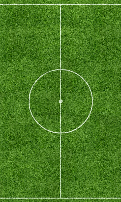 Вид на футбольное поле обои
