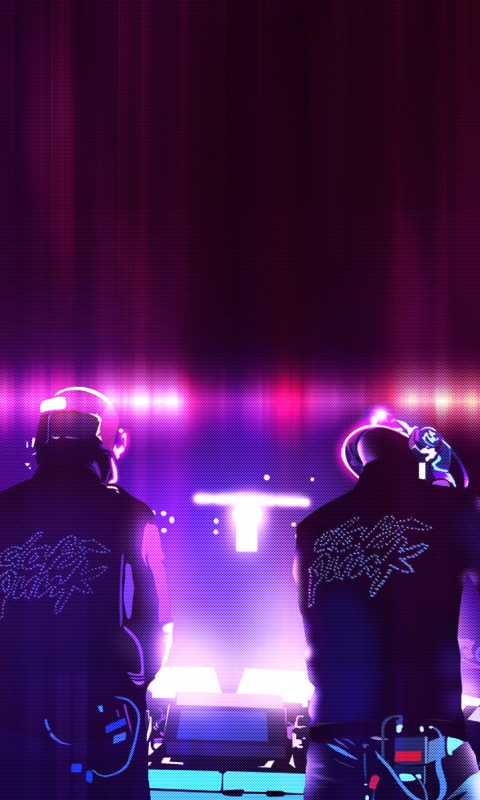 Концерт Daft Punk обои