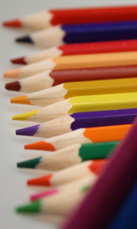 Цветные карандаши обои