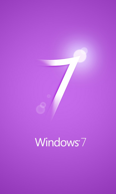 Сиреневый фон Windows 7 обои
