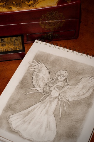 Рисунок ангела обои