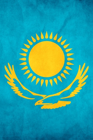 Флаг Казахстана обои