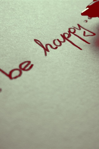 ... be happy ... обои