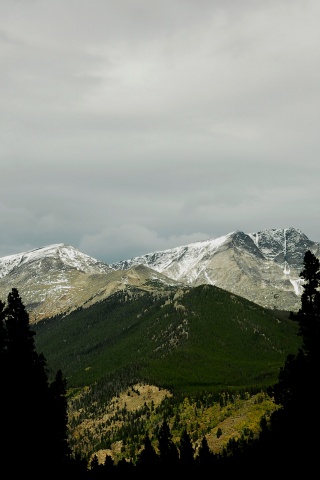 Вид на горы обои