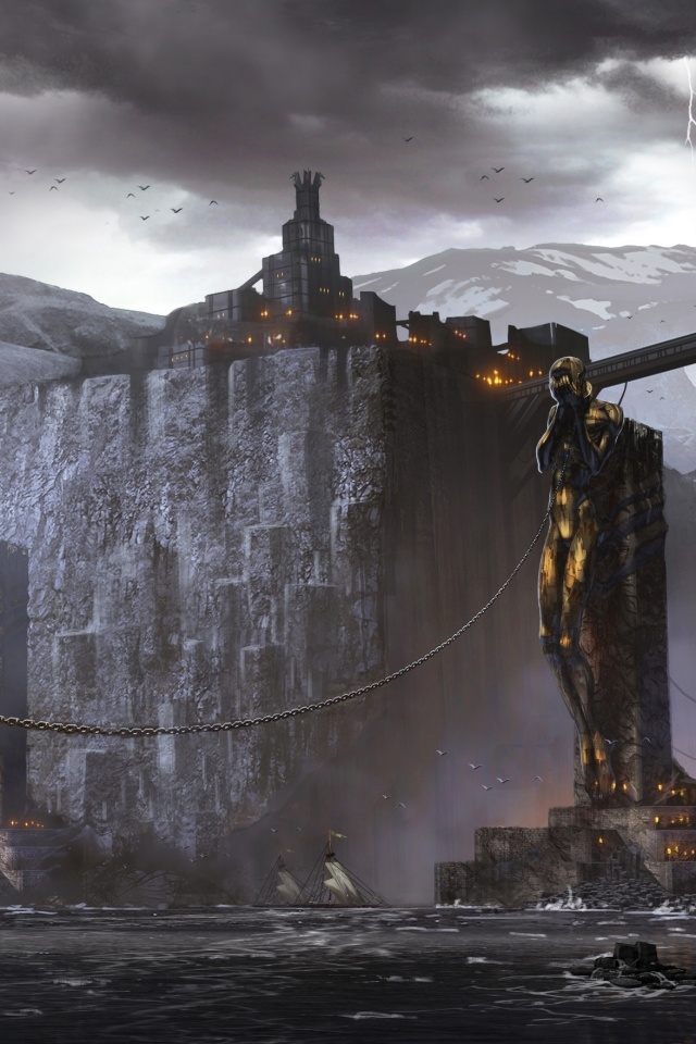 Концепт арт из Dragon Age 2 обои