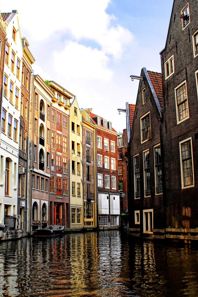 Венецианские каналы в Амстердаме обои
