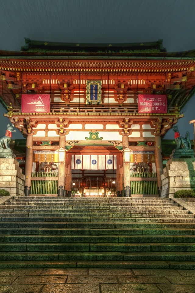 Китайский храм обои