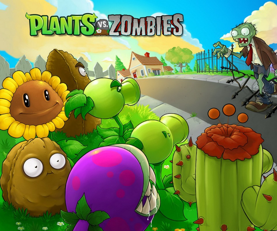 Plants vs zombies обои