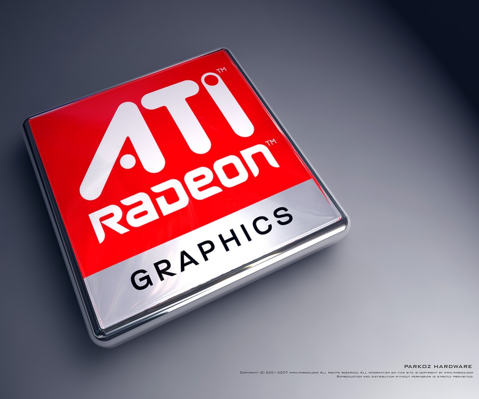 Логотип Ati Radeon Graphics обои