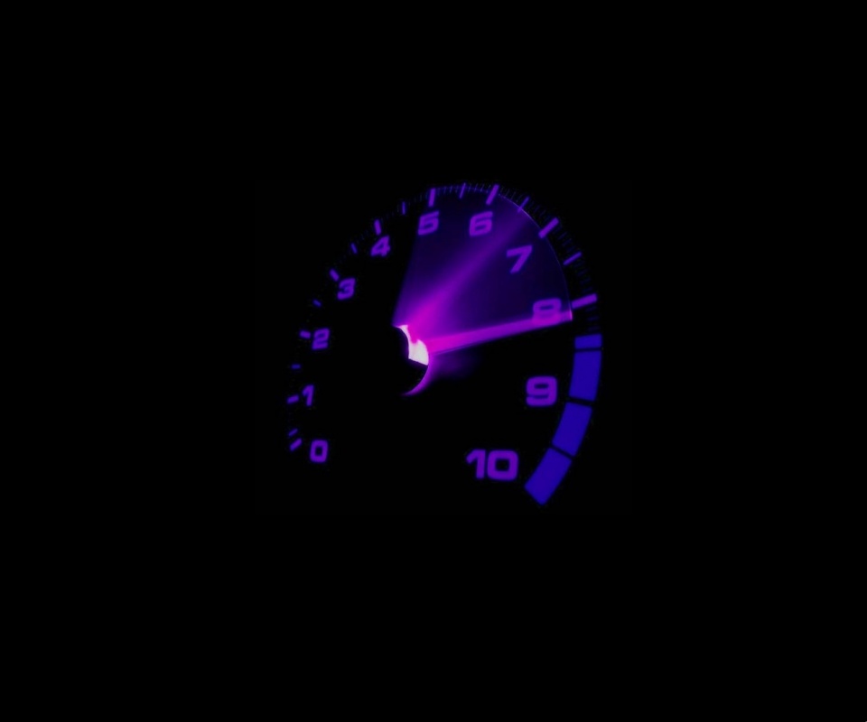Стильный фиолетовый спидометр обои