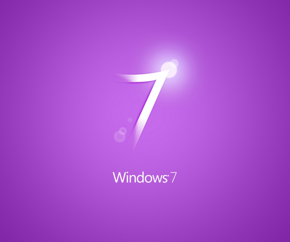 Сиреневый фон Windows 7 обои
