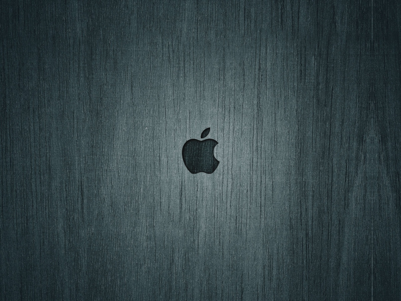 Логотип Apple на доске обои