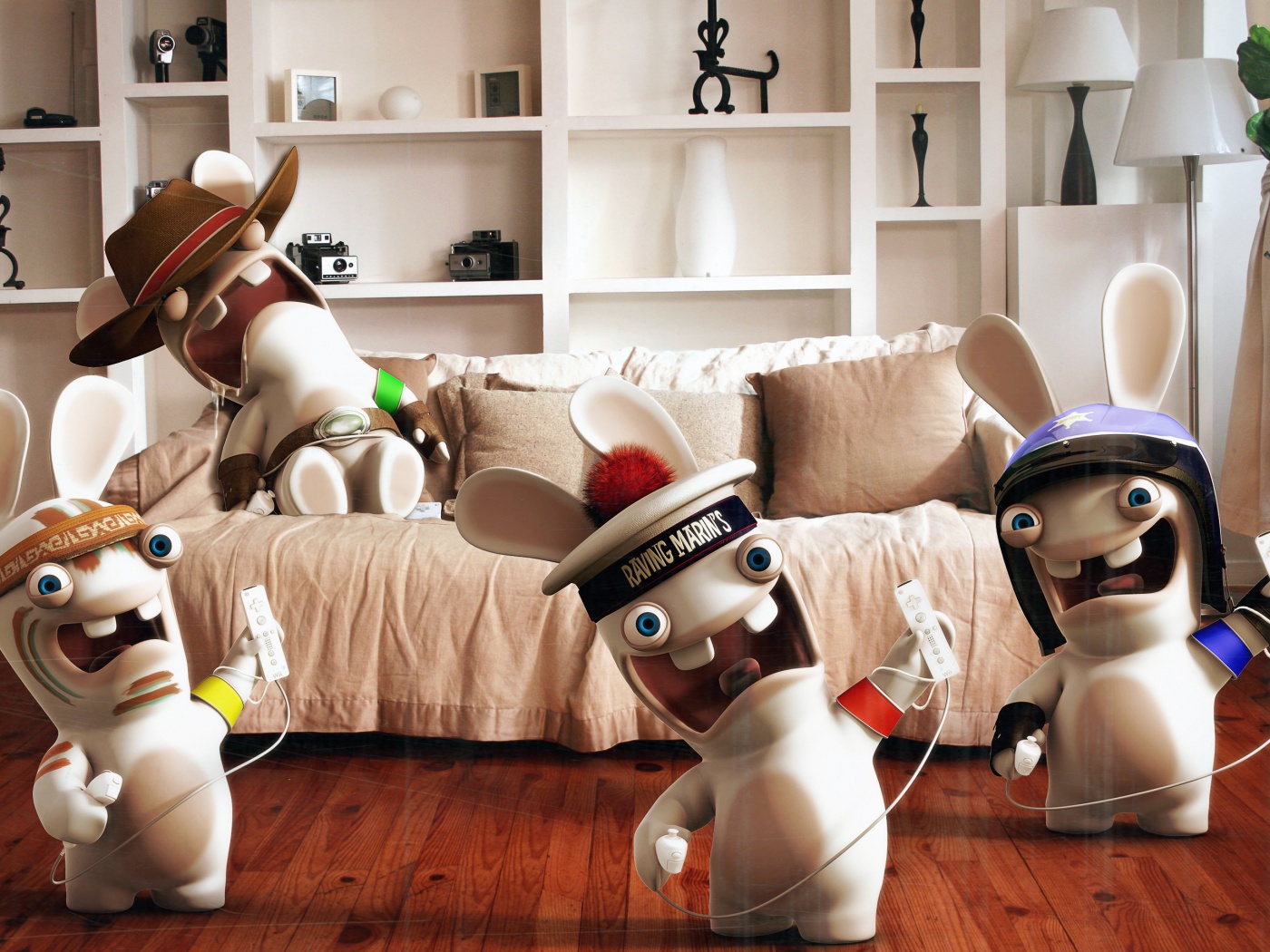 Raving Rabbids wii обои