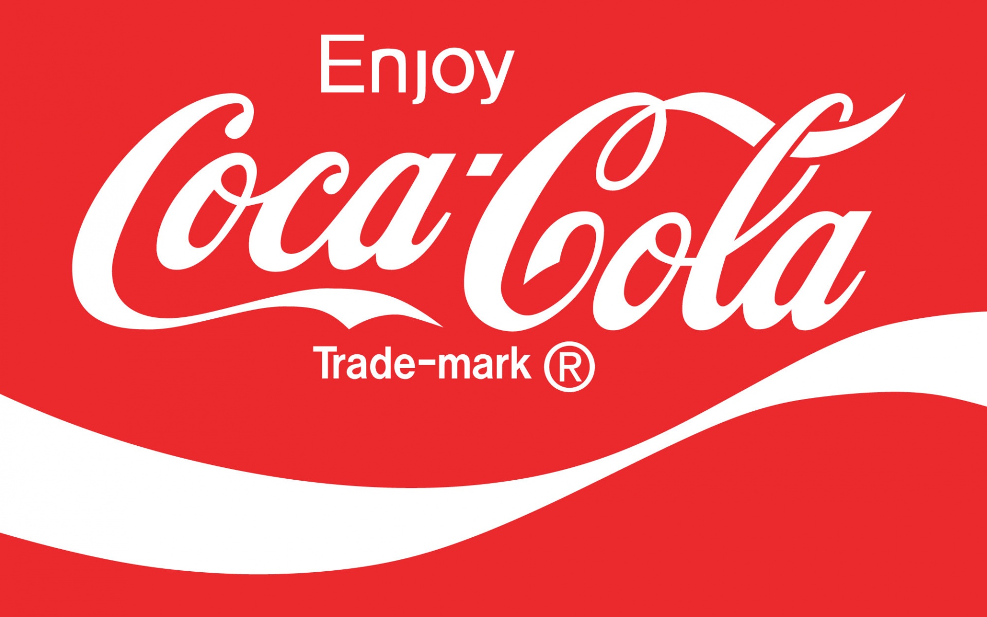 Оригинальный логотип Coca-Cola обои