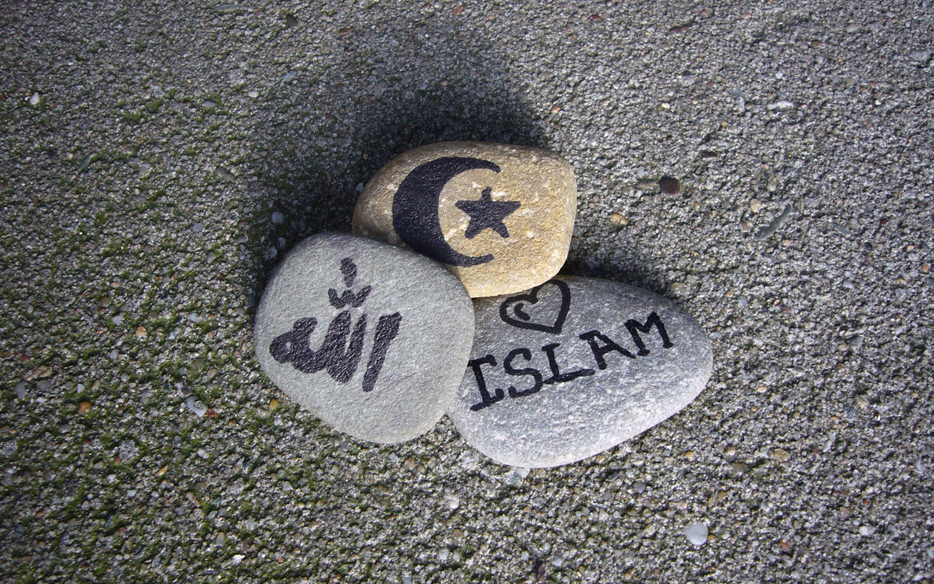 Религия на камнях обои