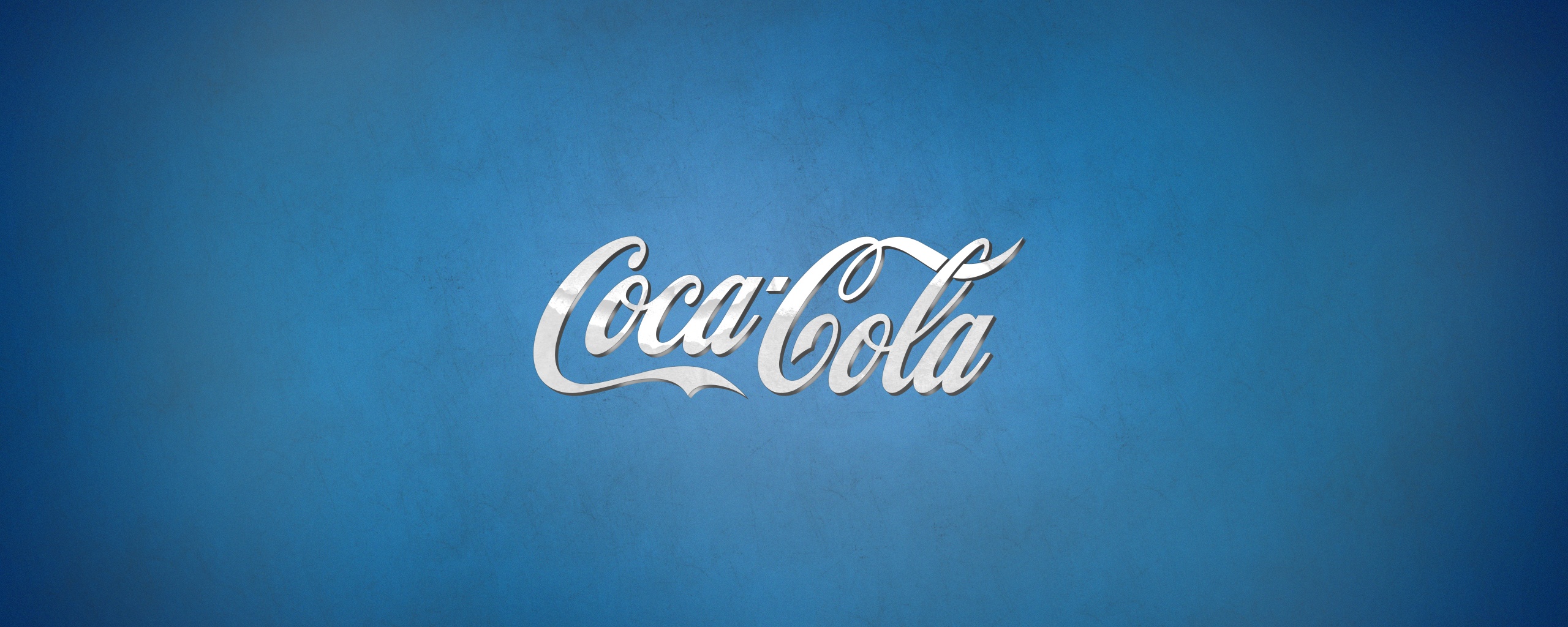 Синий логотип Coca-Cola обои
