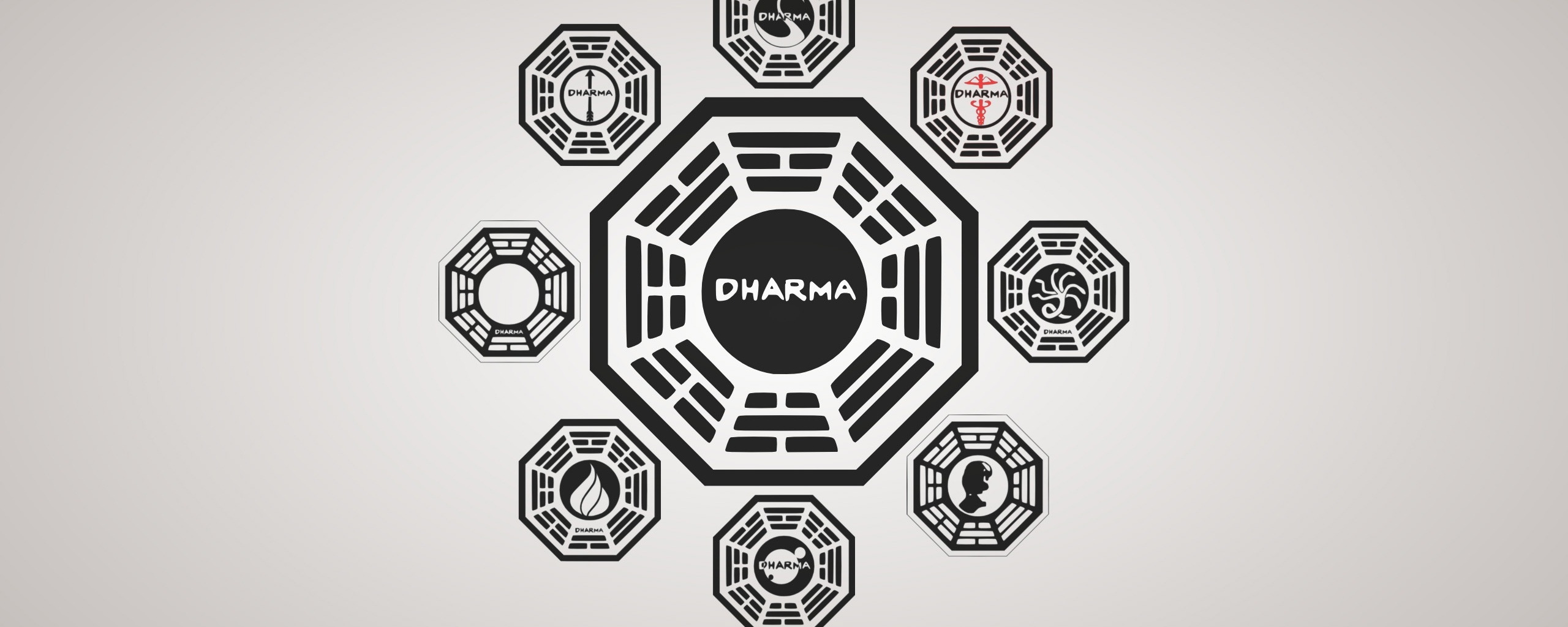 Логотипы станций Дхарма обои